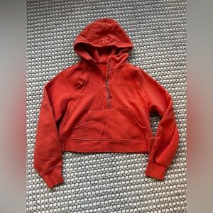 Lululemon Oversized Half-Zip Cropped Hoodie